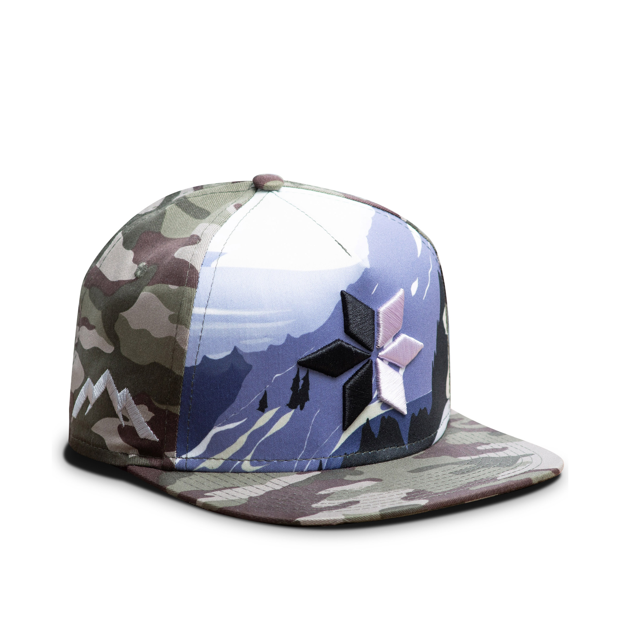 Camouflage mountain cap